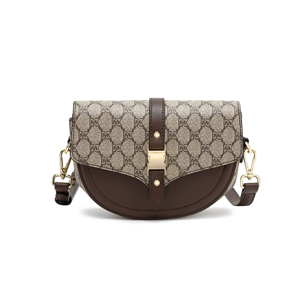 広州デザイナーのカスタマイズされた女性の革のサドル バッグ クロスボディ デザイナー バッグ女性の有名なブランドのショルダー ミニ バッグ