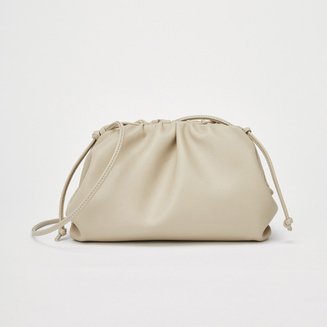 リサイクル ビーガン レザー クロスボディ バッグ フレーム付き レディース ファッション スリング バッグ