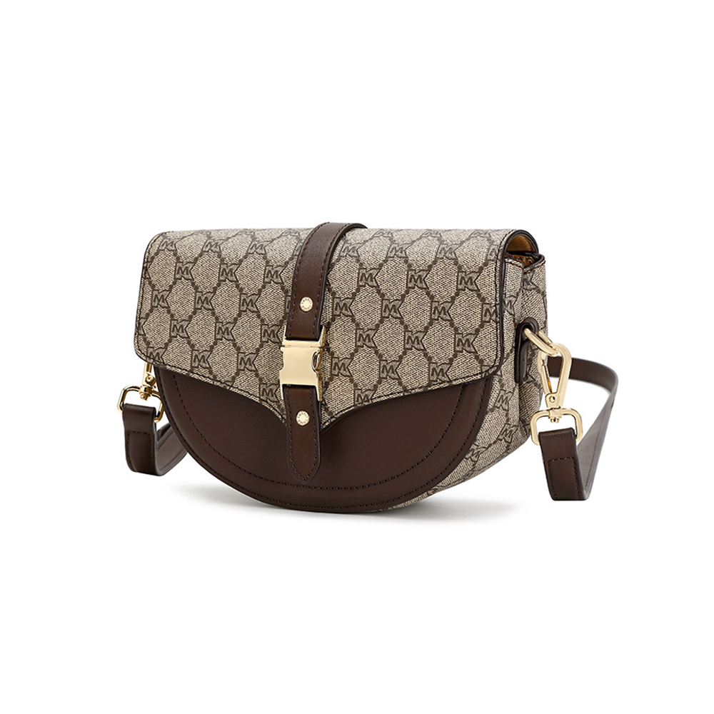 広州デザイナーのカスタマイズされた女性の革のサドル バッグ クロスボディ デザイナー バッグ女性の有名なブランドのショルダー ミニ バッグ