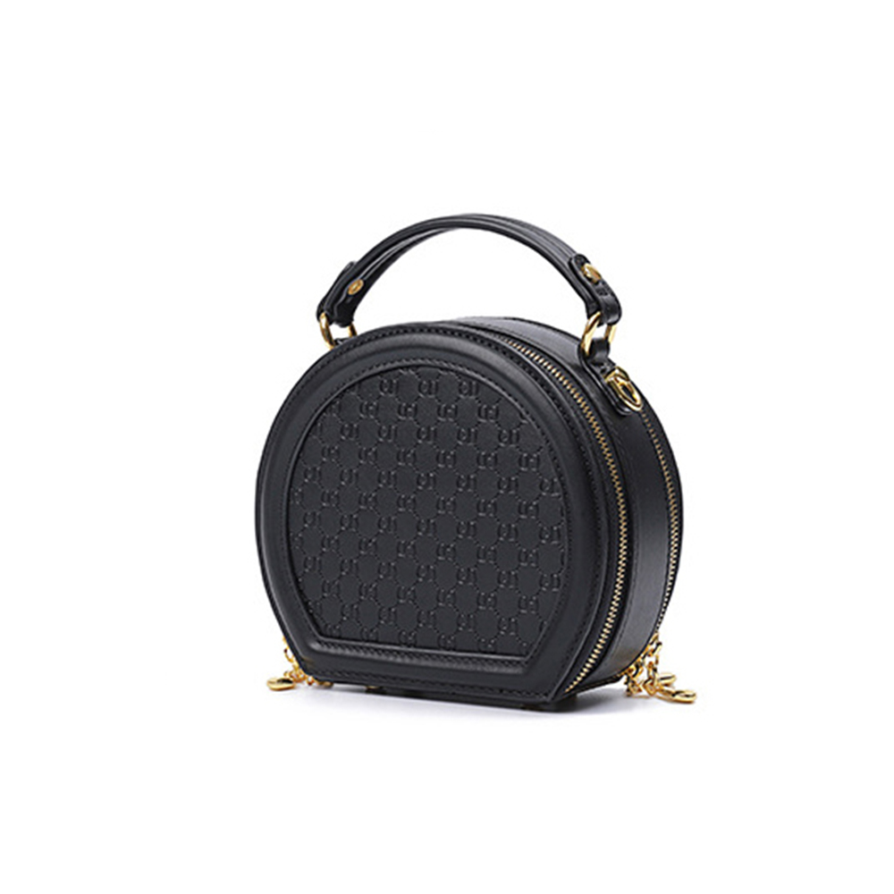 2022 最高のホット販売新しいデザイン卸売カスタマイズ デザイナー レザー サークル バッグ女性ラウンド クロス ボディ サークル財布